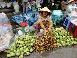 Markt am Mekong Delta