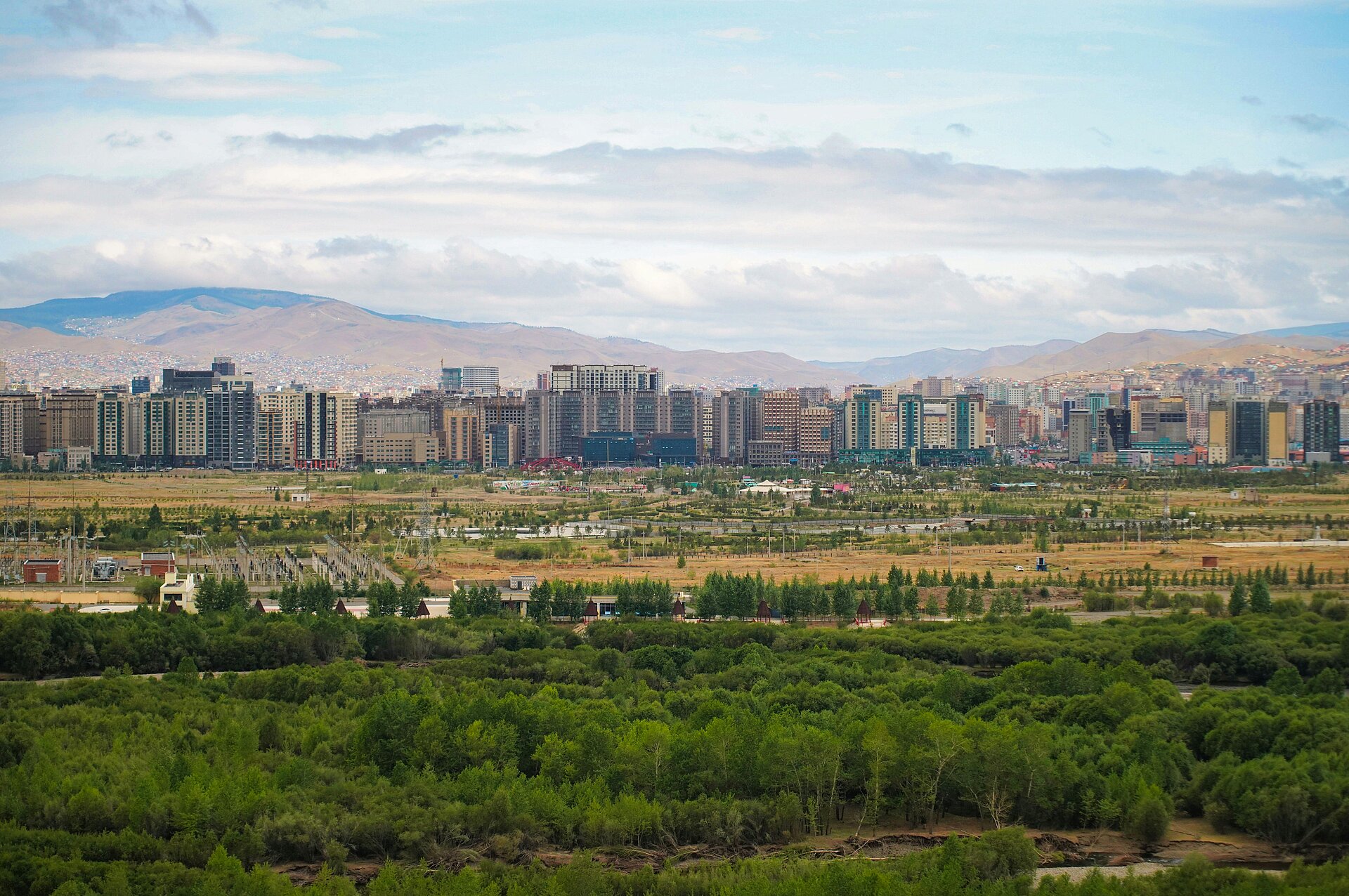 Die Skyline von Ulaanbaatar