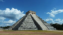 Maya-Ruine Pyramide