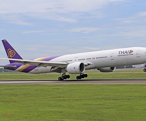 Flugzeug der Thai Airways