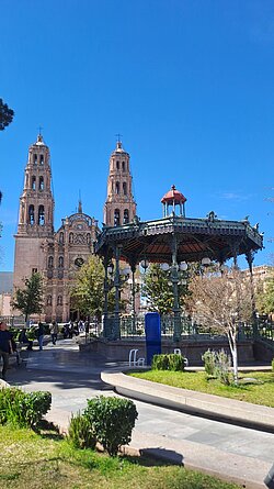Blick auf die Kathedrale von Chihuahua