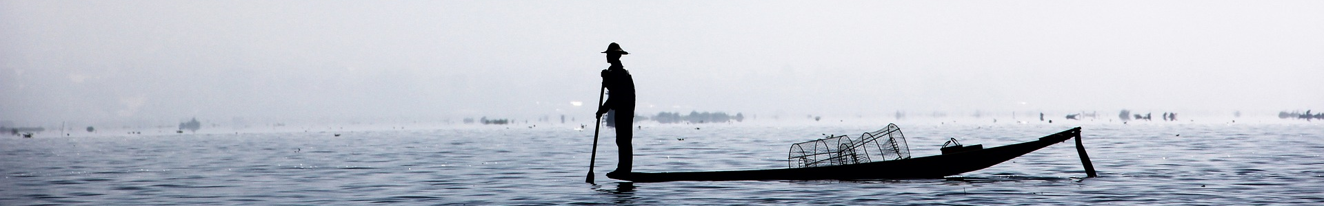 Fischer auf See in Burma 