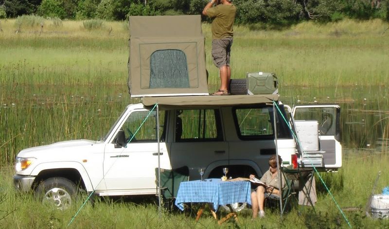 Mit dem Campervan auf Safari in Botswana