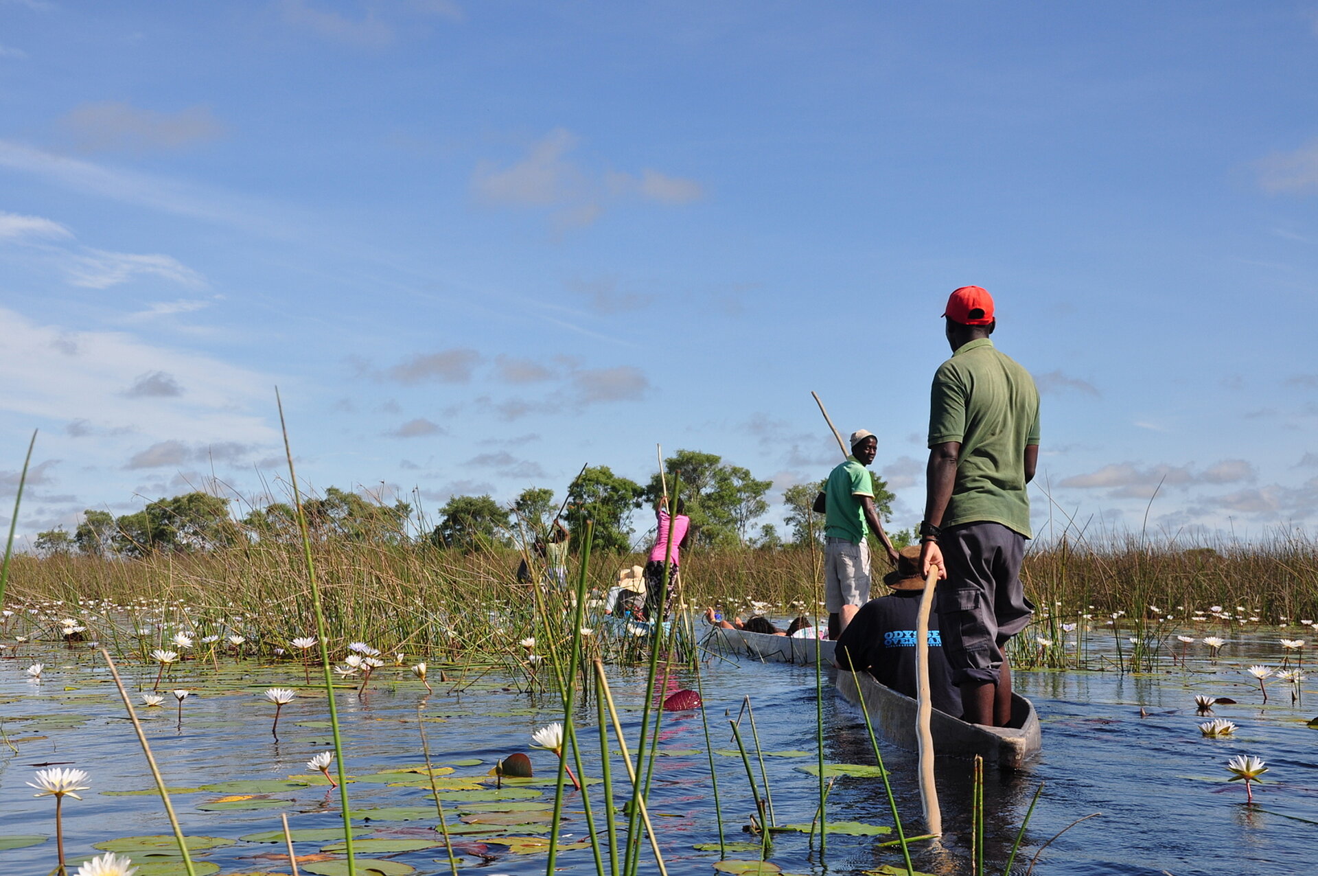 Mokorofahrt im Okavango Delta