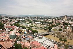 Tiflis - Blick über die Stadt