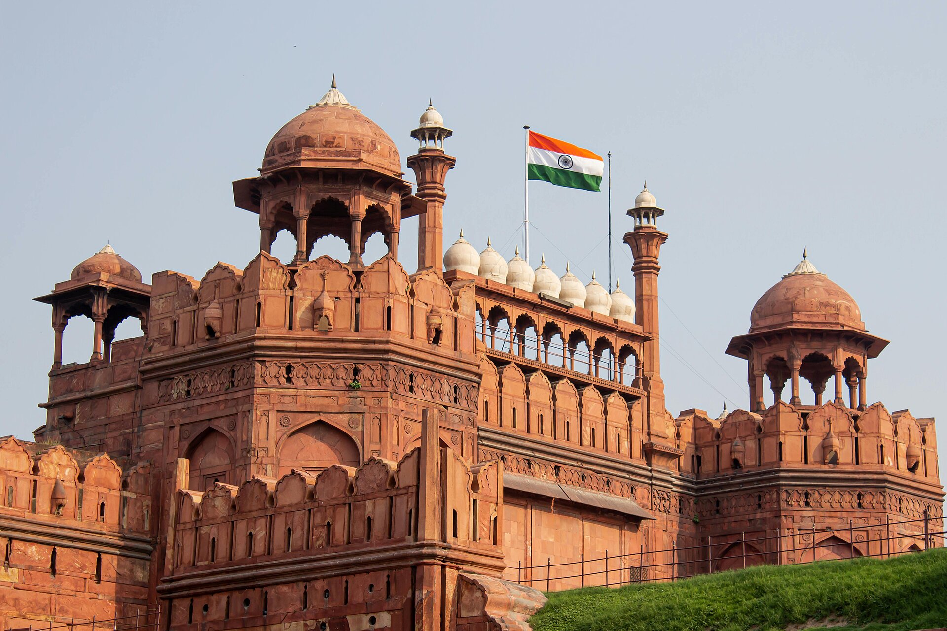 Die rote Festung (Red Fort) von Delhi