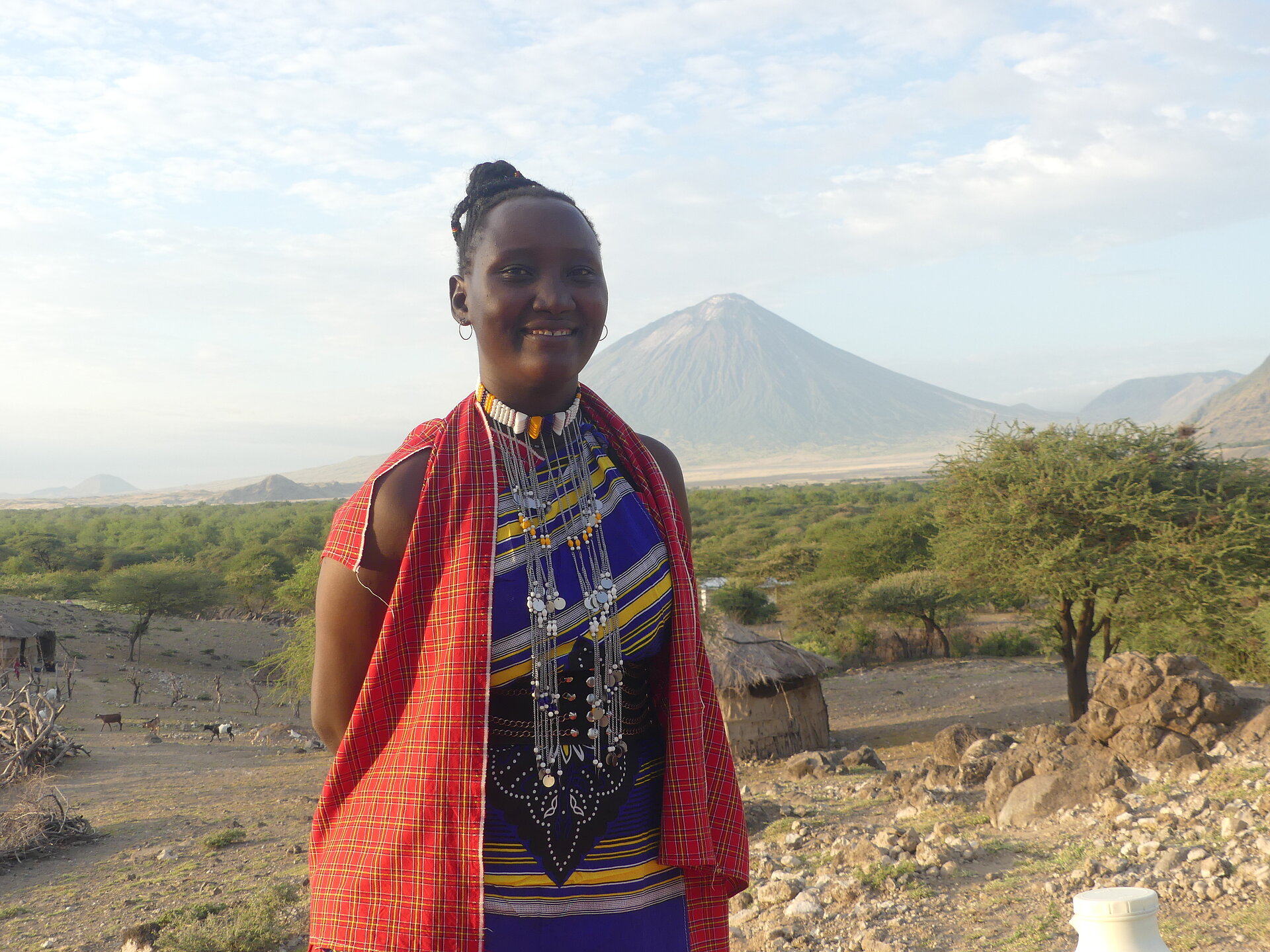 Maasai Frau nahe Lake Natron 