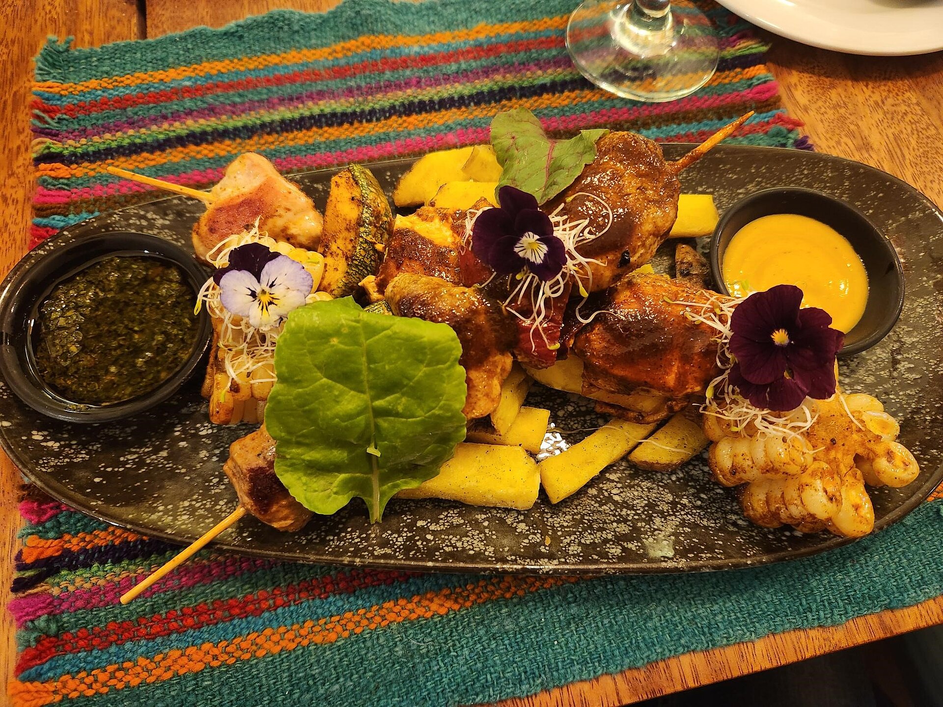 Kulinarisches Highlight in peruanischem Restaurant in Cuzco