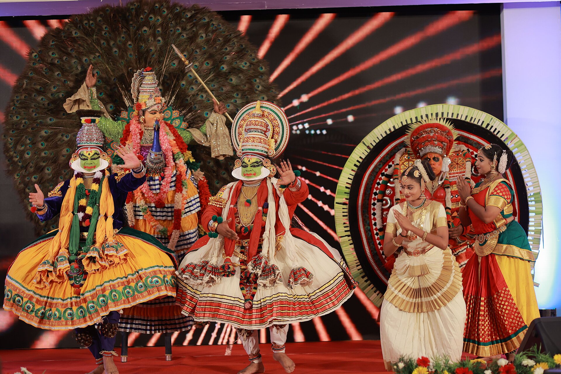 Kathakali Tanzvorführung