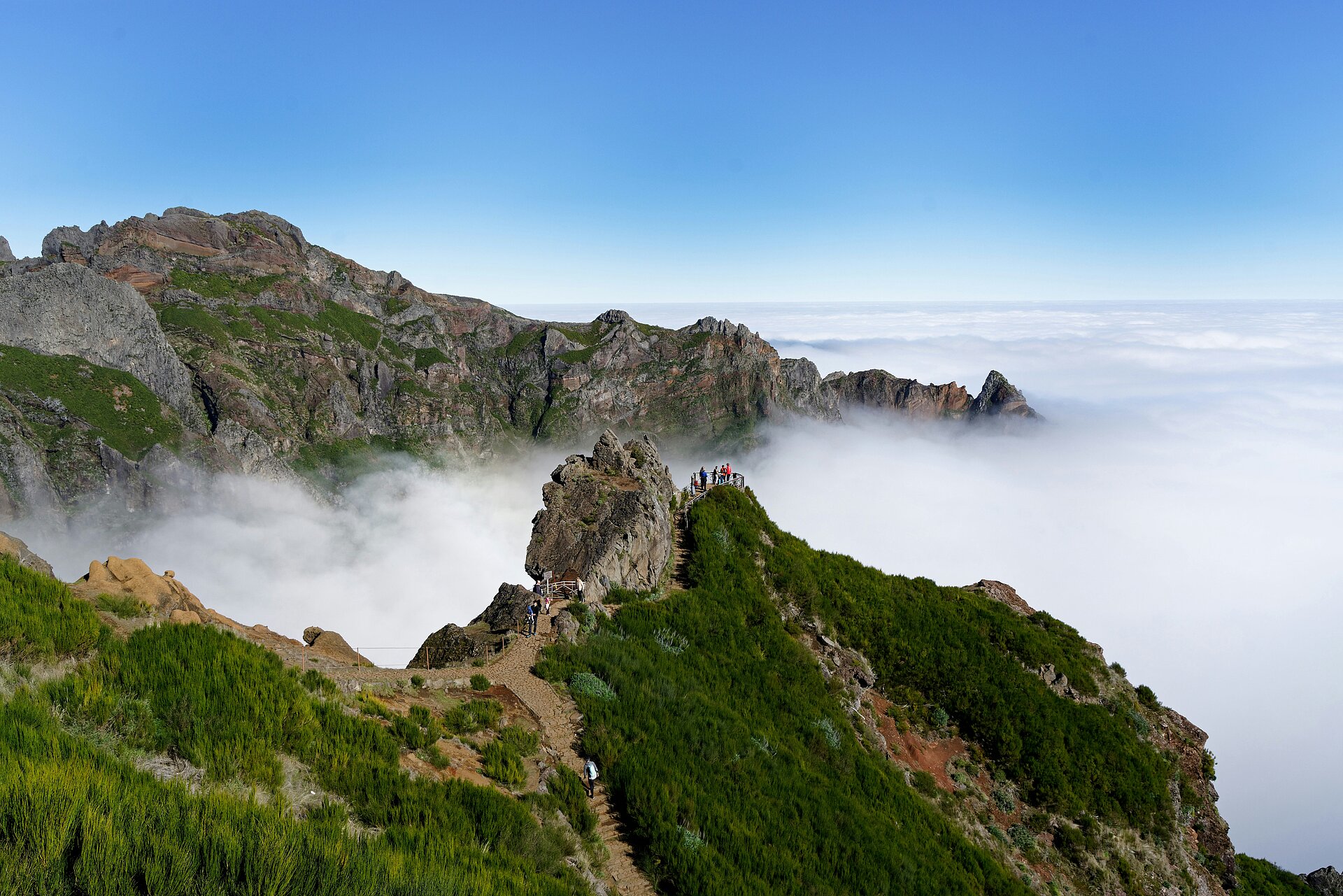 Wanderweg Pico do Areeiro auf Madeira