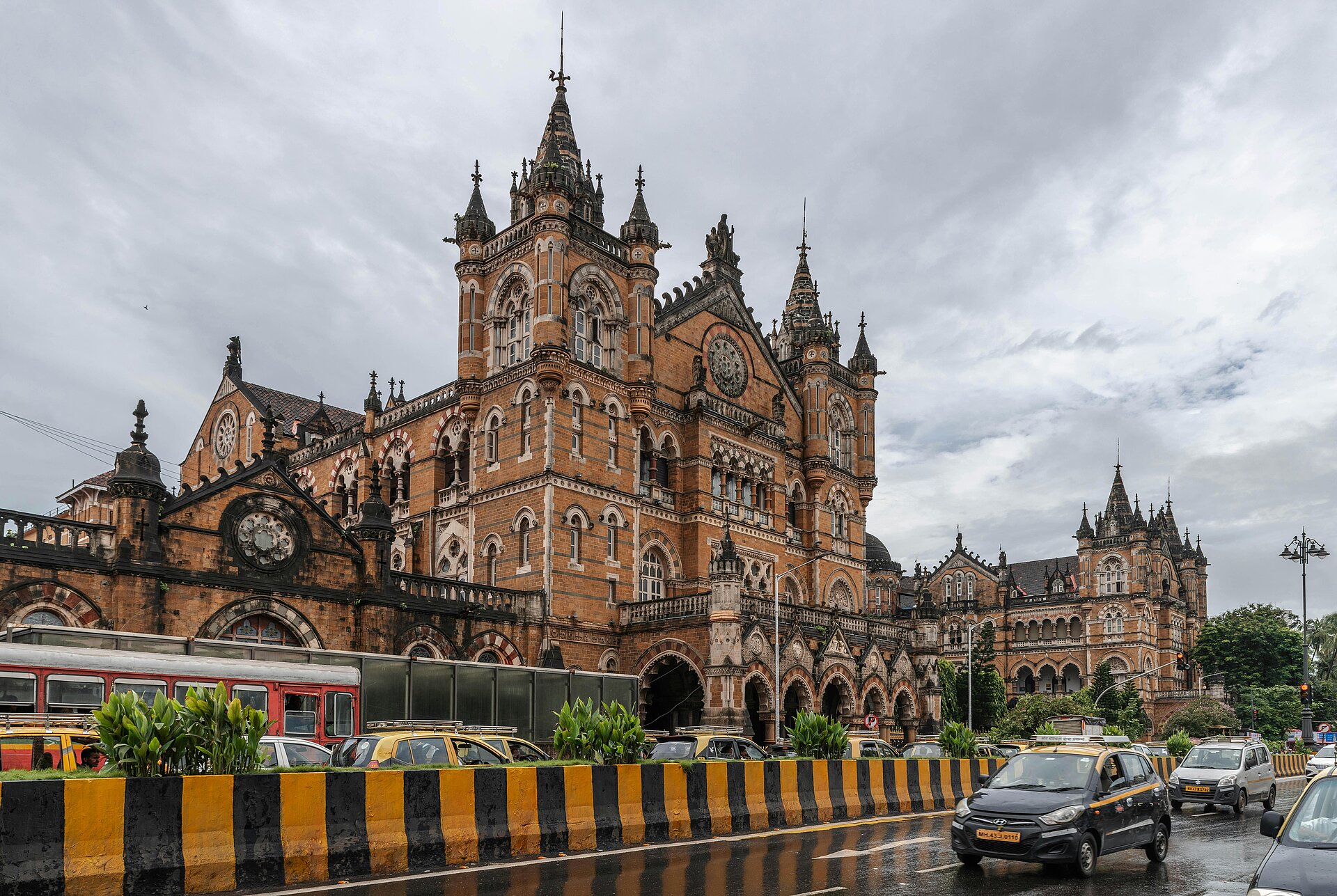 Der Chhatrapati Shivaji Maharaj Terminus in Mumbai