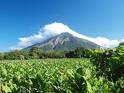 Nicaragua Ometepe Blick auf Vulkan